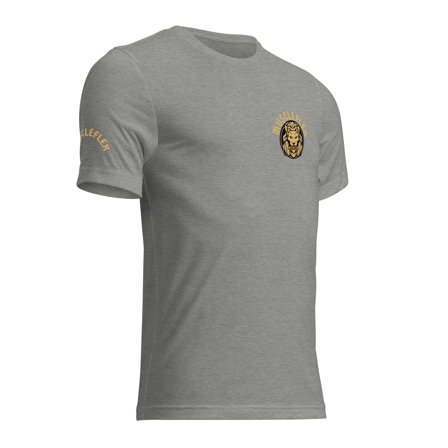 Grey Unisex Signature Tee crafted from breathable premium cotton, providing a classic and comfortable fit, ideal for both fitness and casual occasions.